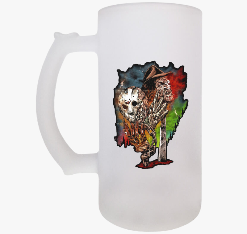 Jason és Freddy söröskorsó