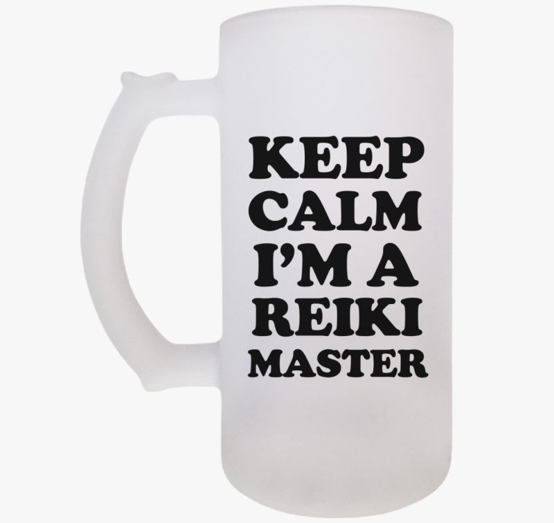 Keep calm reiki söröskorsó