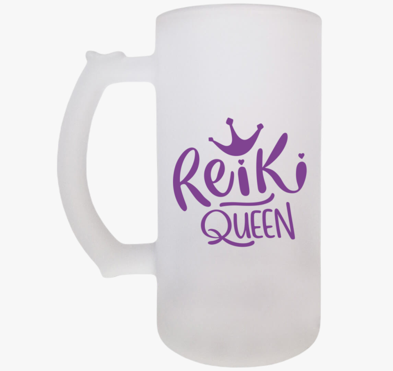 Reiki queen lila söröskorsó