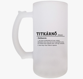 Titkárnő söröskorsó