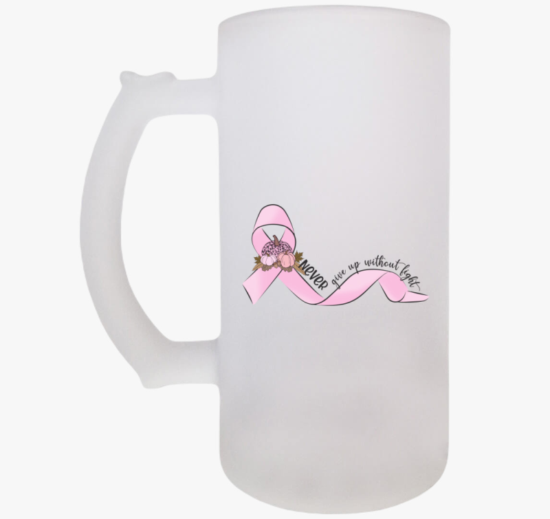 Pink ribbon söröskorsó