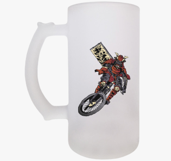 Szamuráj bringás sör...