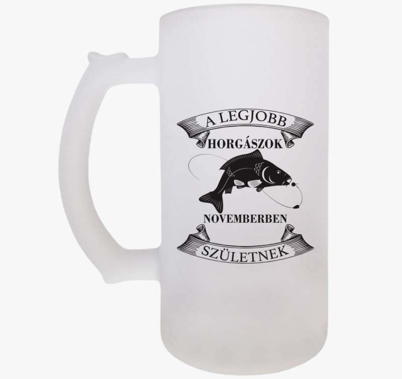 A legjobb horgászok novemberben születnek söröskorsó