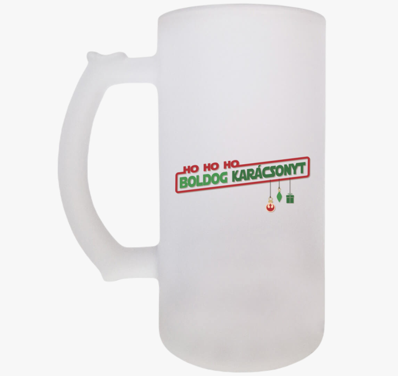 Hohoho Boldog Karácsonyt söröskorsó