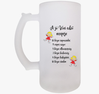 Kori edző söröskorsó