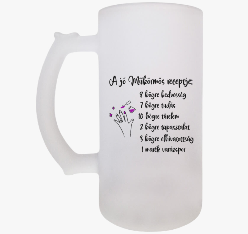 A jó Műkörmös söröskorsó