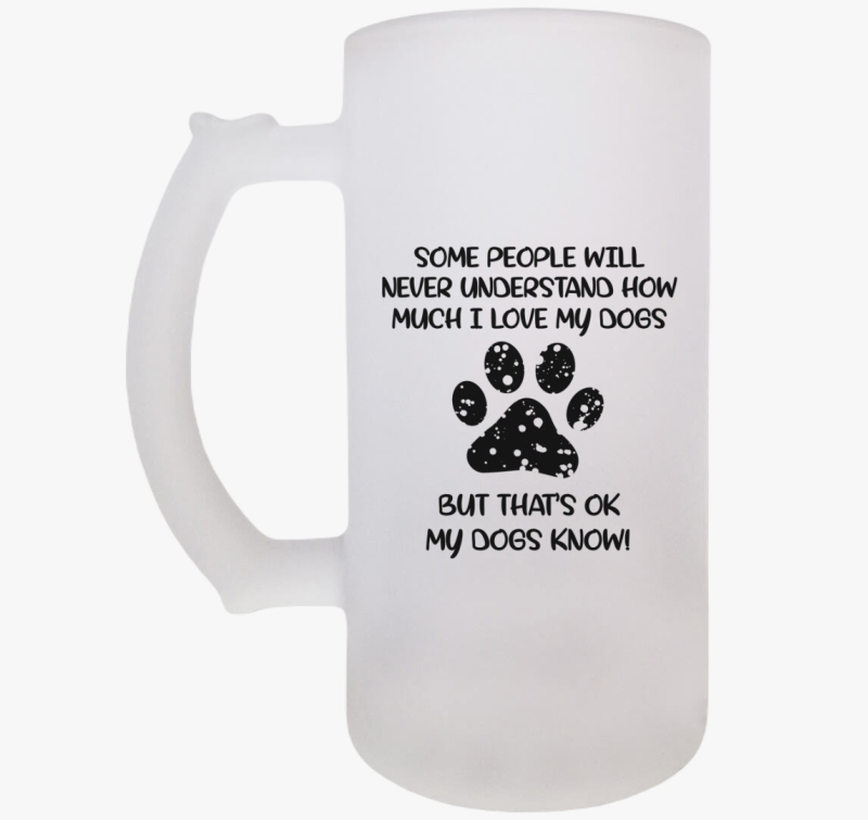 Szeretem a kutyámat söröskorsó