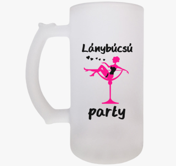 Lánybúcsú party sörö...