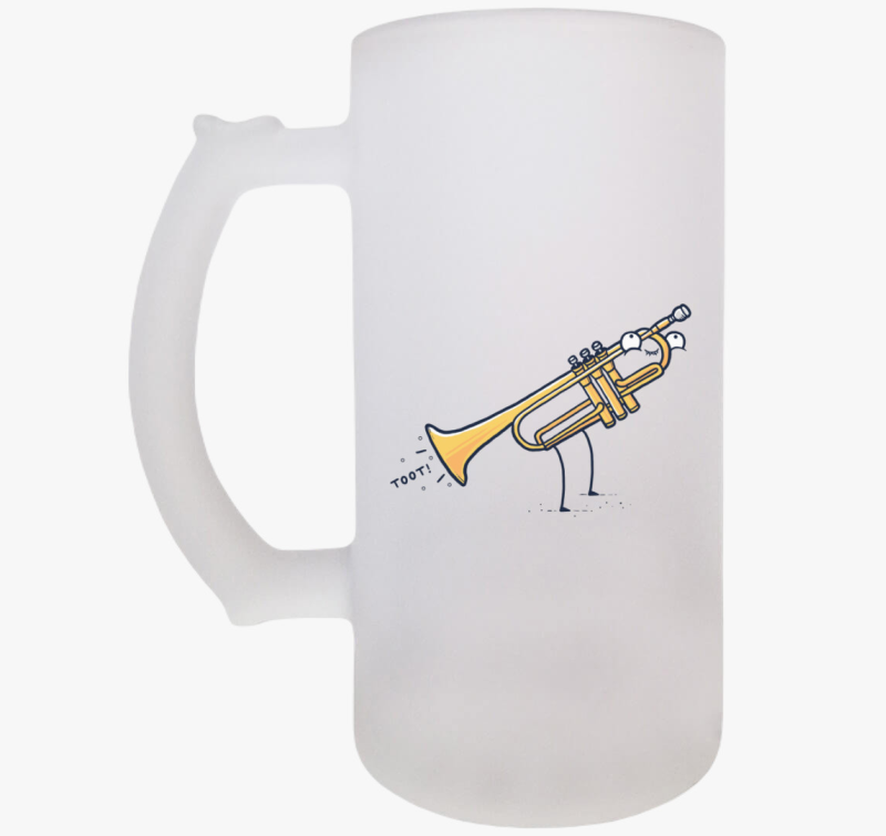 Trombitás söröskorsó