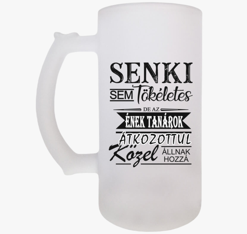 Énektanár söröskorsó