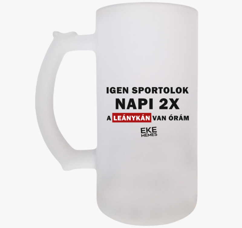 Igen sportolok! söröskorsó