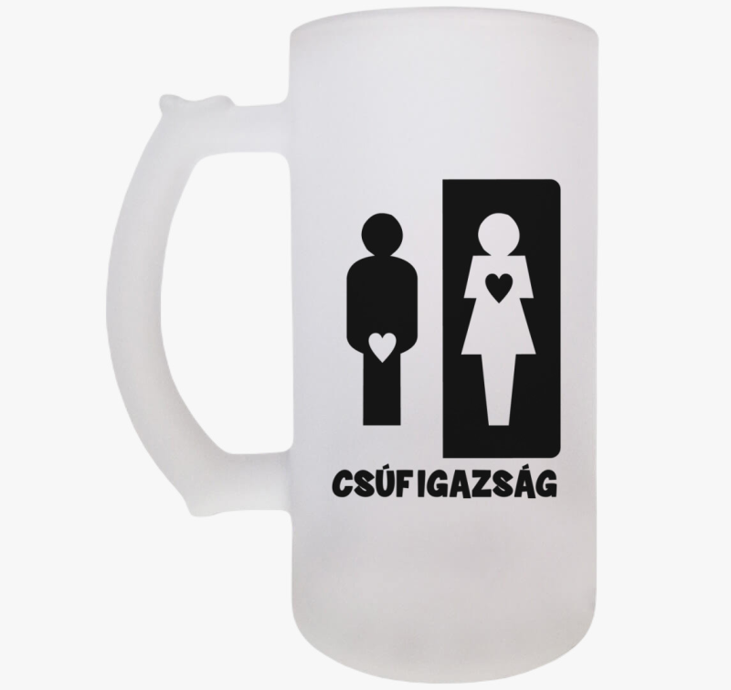 Csúf igazság söröskorsó