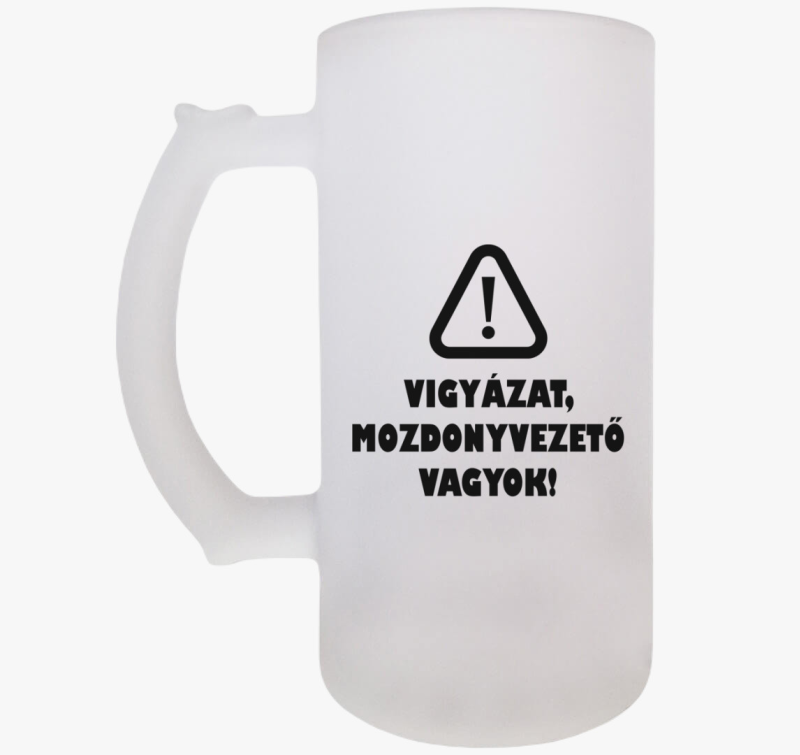 Mozdonyvezető vagyok söröskorsó