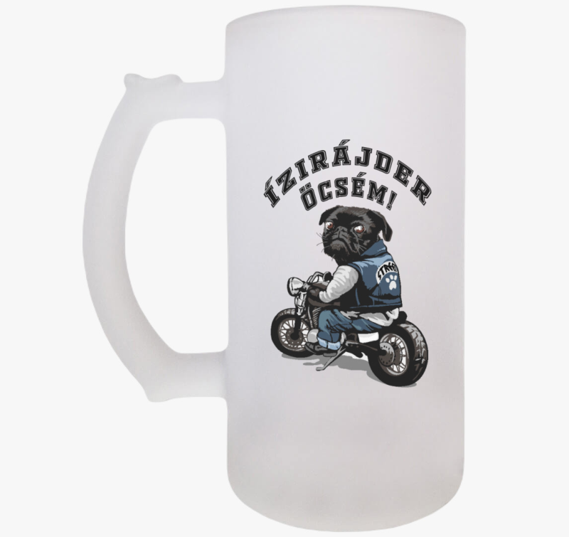 Motoros kutyás söröskorsó