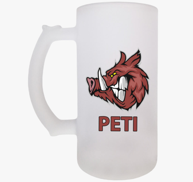 Vadász söröskorsó - Saját névvel!