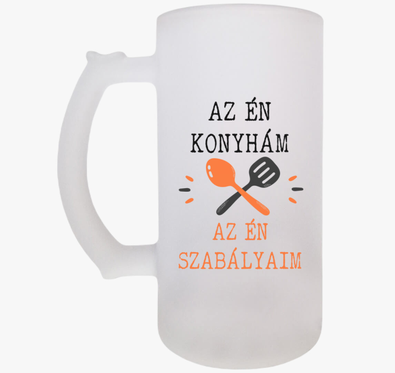 Én konyhám, én szabályaim söröskorsó