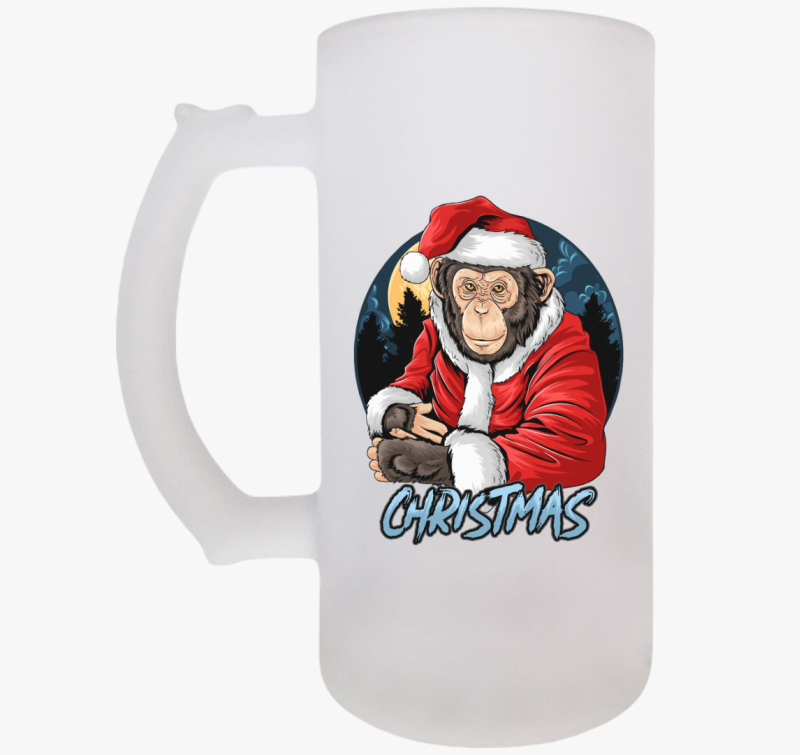 Csimpánz Mikulás söröskorsó