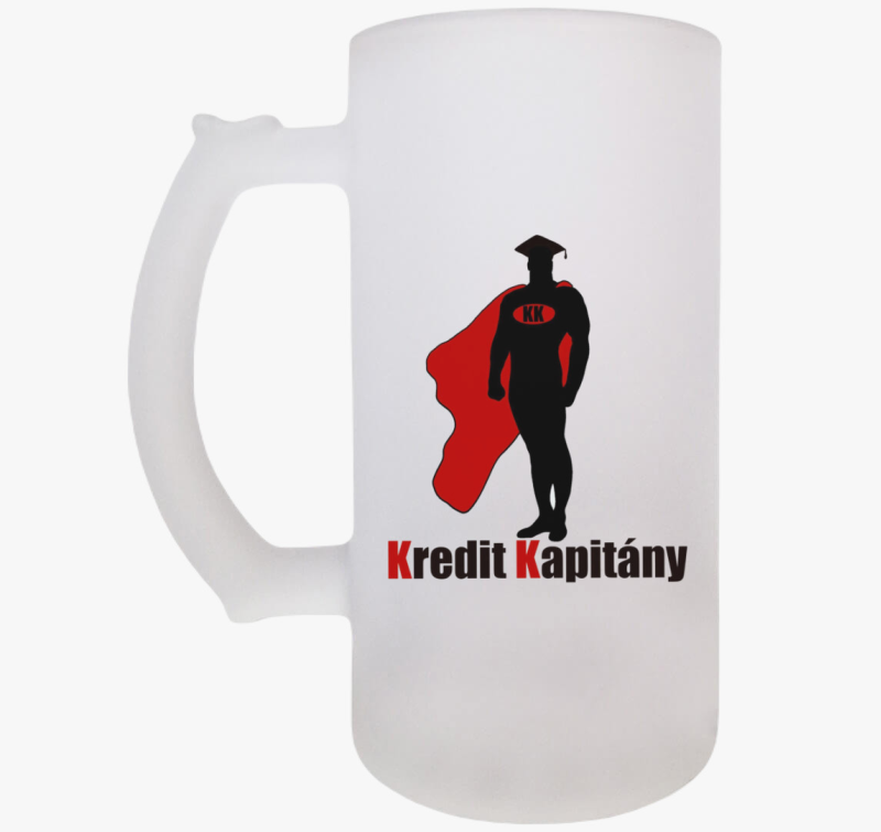 Kredit kapitány logós söröskorsó