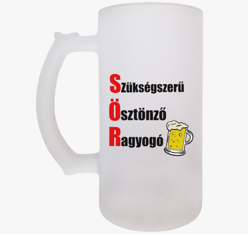 Kredit kapitány sörös söröskorsója