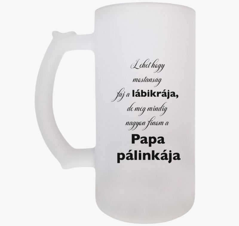 Pálinkafőző papa söröskorsó