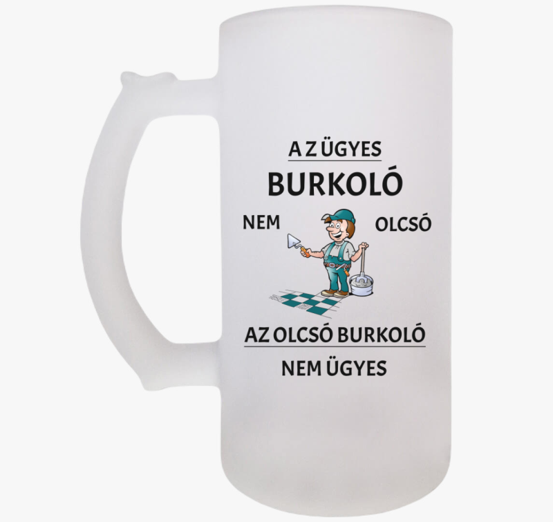 Ügyes burkoló söröskorsó