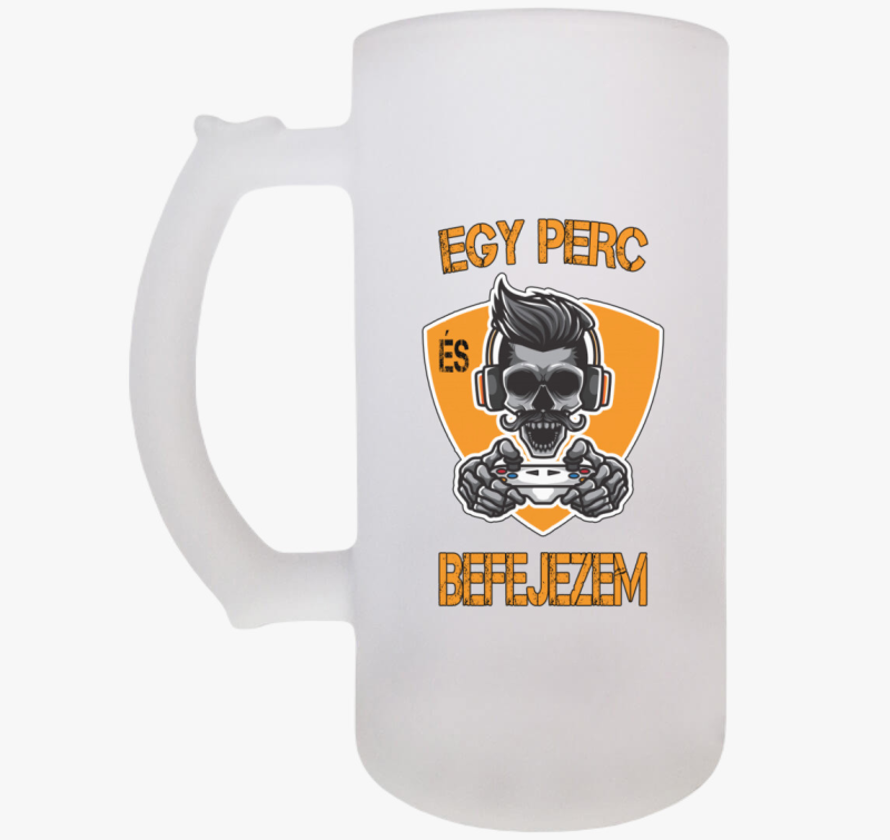 Egy perc és befejezem - Gamer söröskorsó