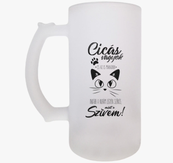 Cicás gazdi söröskor