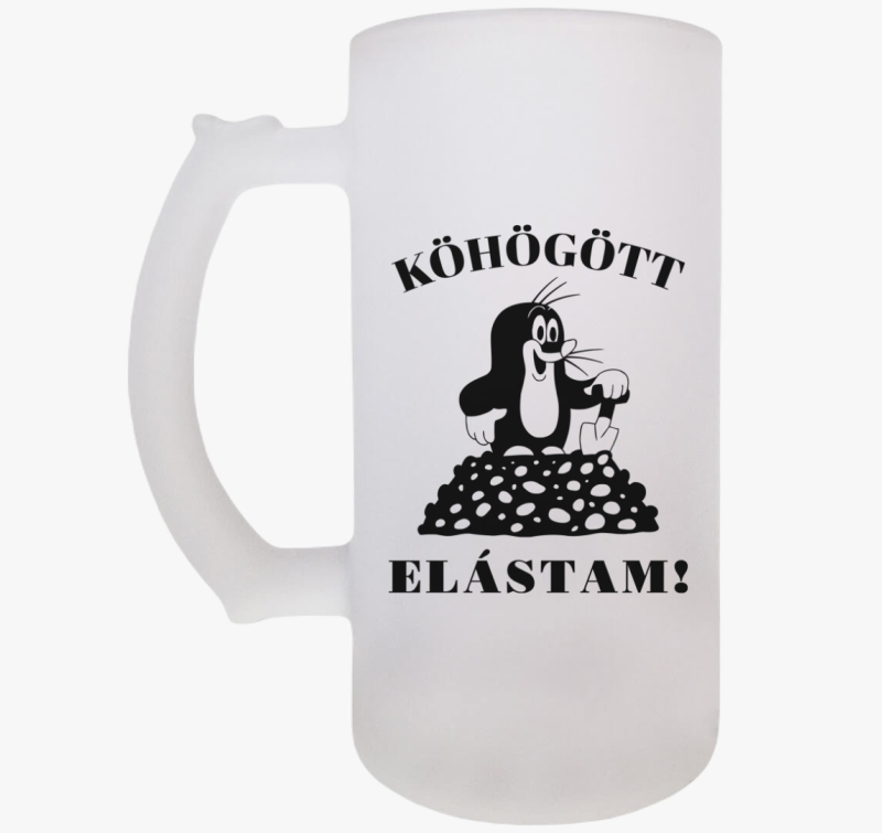 Köhögött elástam söröskorsó