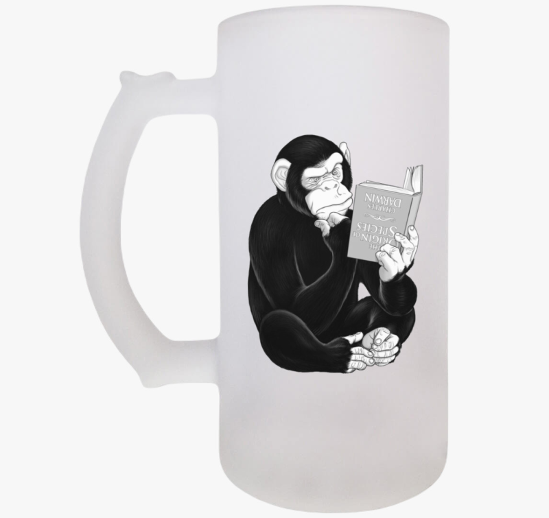 Olvasó majom söröskorsó