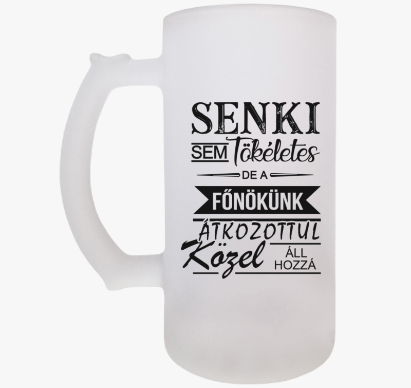 Tökéletes főnök söröskorsó