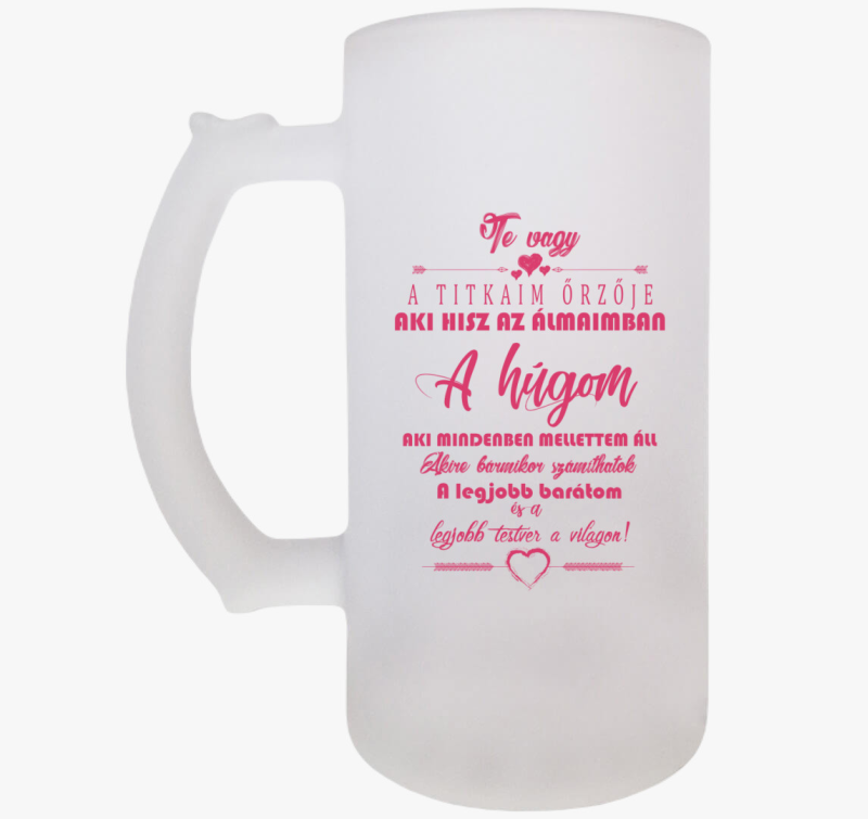 Húgom a legjobb barátom söröskorsó