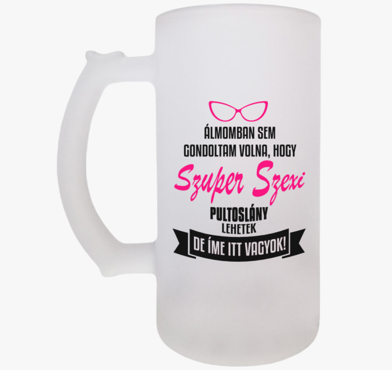 Szexi pultoslány söröskorsó