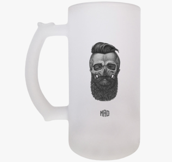 Szakállas koponya sö...