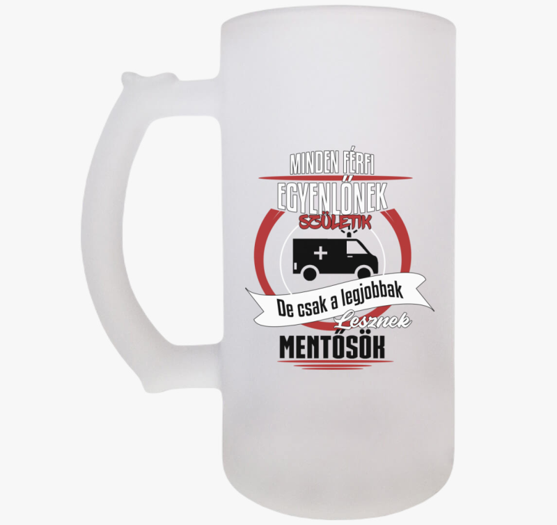 Mentős söröskorsó - Mentős hős söröskorsó