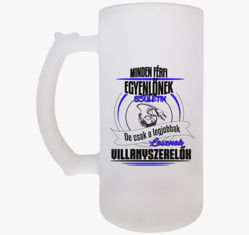 Villanyszerelő söröskorsó