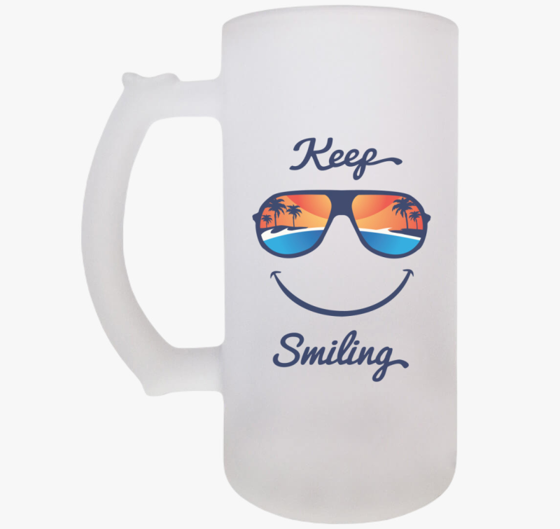 Keep Smiling  söröskorsó - Pozitív embereknek