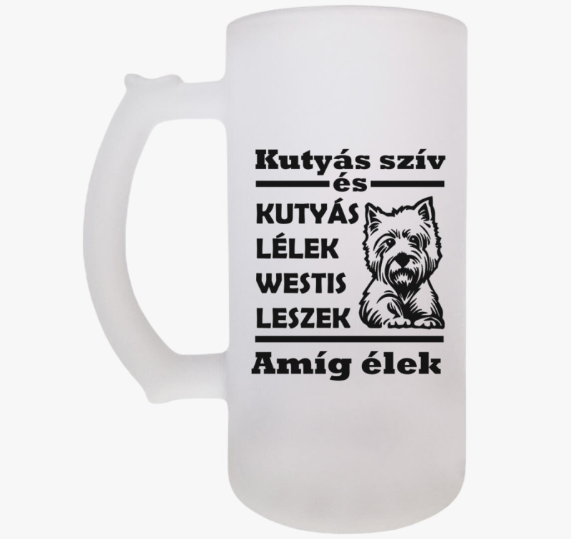 Westis leszek amíg élek söröskorsó