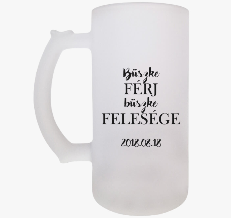 Büszke férj söröskorsó
