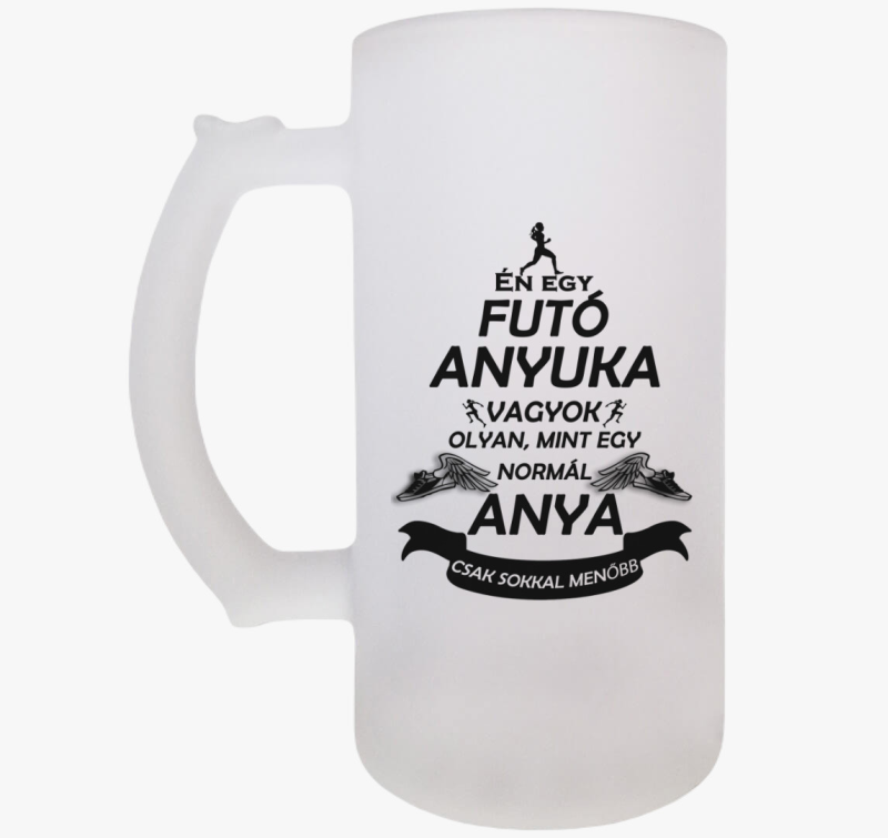 Futó anyuka söröskorsó