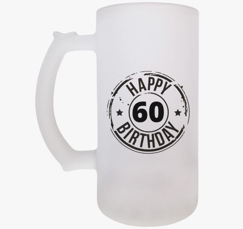 Happy Birthday söröskorsó  - Megadható Életkorral -