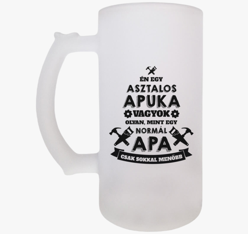 Asztalos apuka söröskorsó