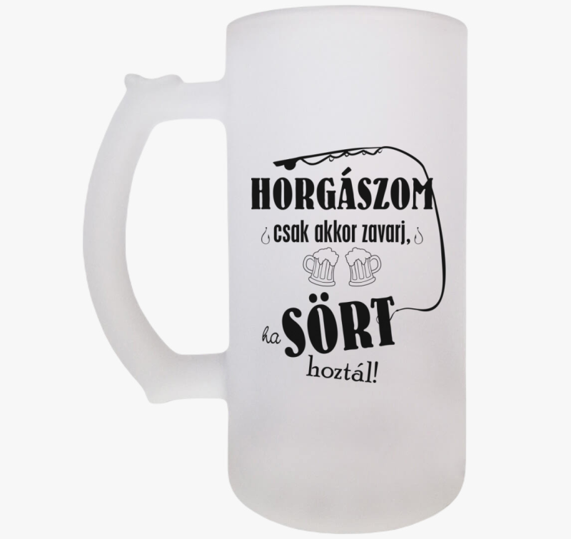 Horgászos Sörös söröskorsó