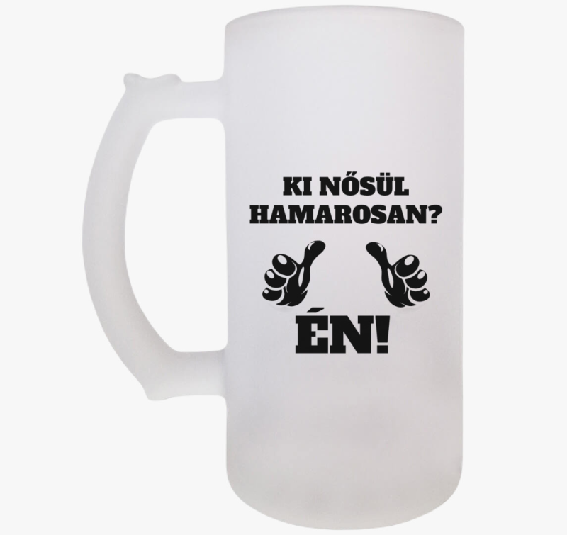 Ki nősül hamarosan? legénybúcsús söröskorsó