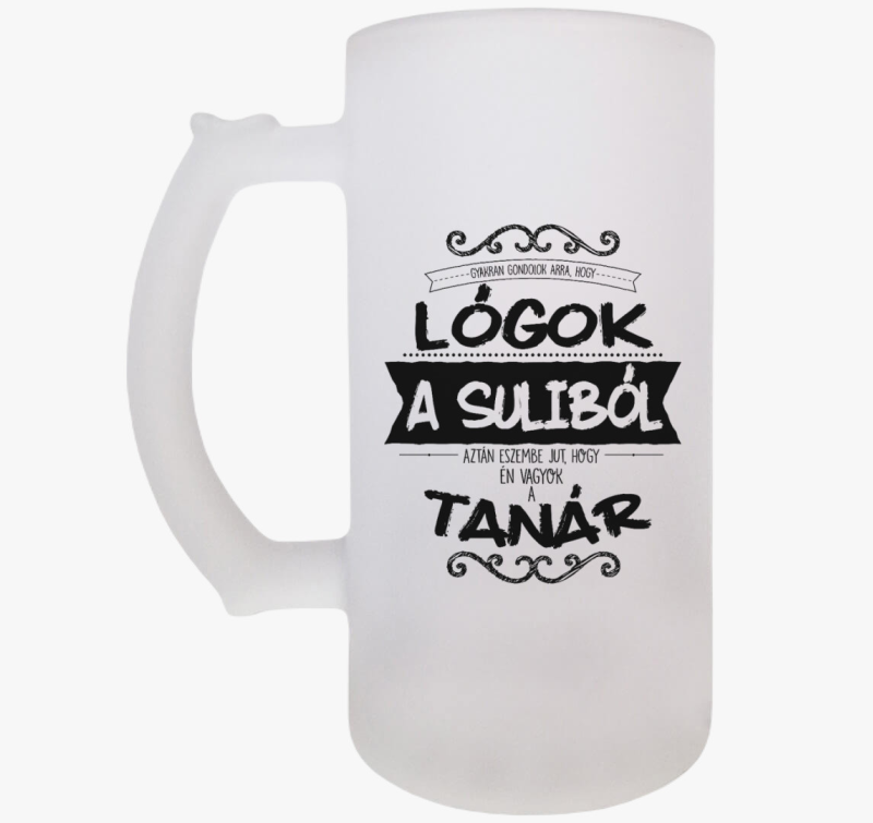 Lógós Tanár 2 söröskorsó