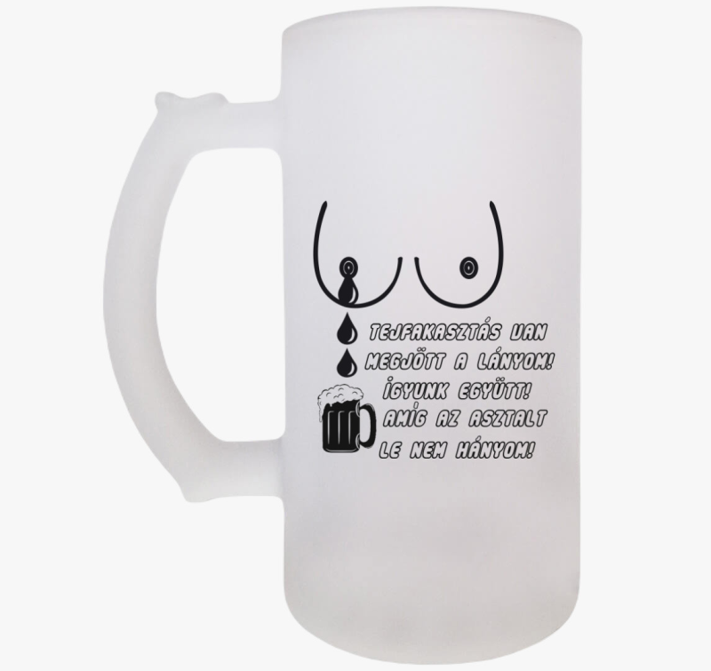 Tejfakasztós söröskorsó