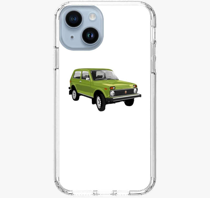 Zöld Lada Niva telefontok
