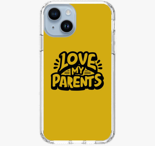 Love my Parents fekete telefon...