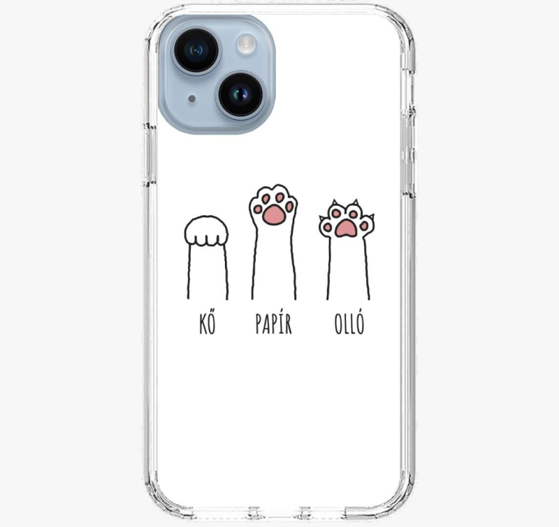 Macska kő papír olló vicces telefontok