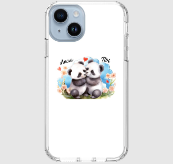 Összebújós szerelmes Panda telefontok