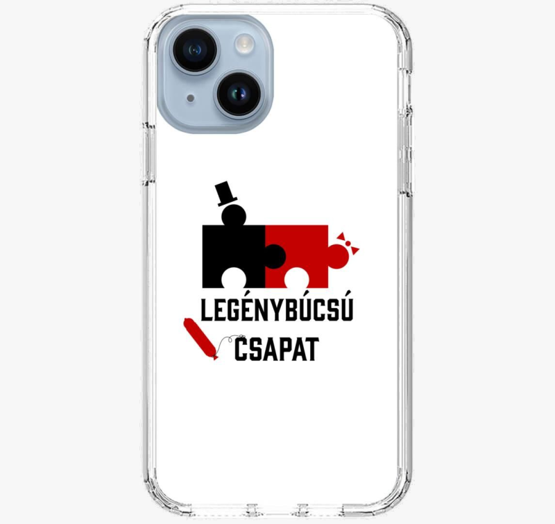 Legénybúcsú csapat vicces puzzle telefontok
